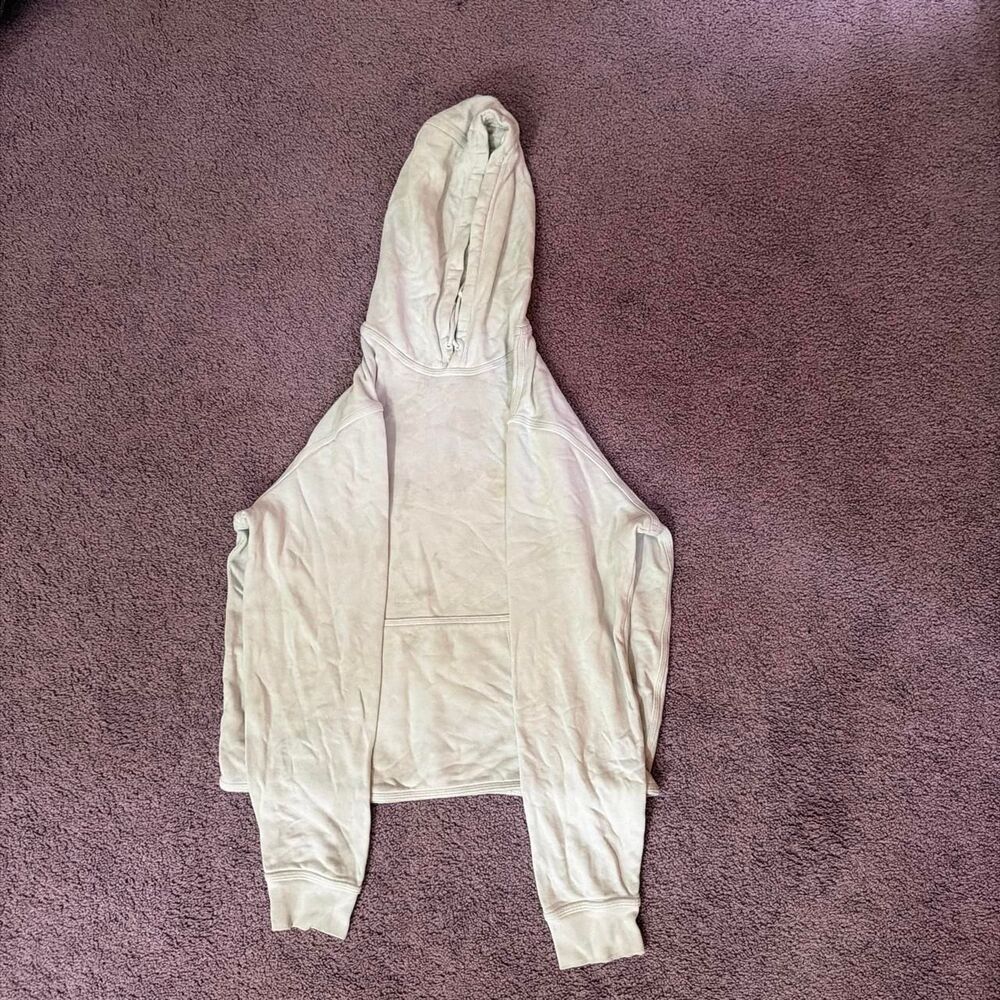 Balenciaga Men's White and Cream Hoodie